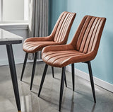 BW | 2 Diamond Faux Velvet Chairs