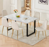 NBW 4 x Dining Chairs Faux / Velvet + Free Delivery 🚚