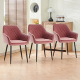 2 Velvet Bucket Chairs