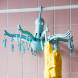 PRESSA Hanging dryer 16 clothes pegs Plastic Octopus Arms Camping Holiday