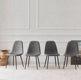 NBW 4 x Dining Chairs Faux / Velvet + Free Delivery 🚚