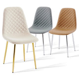 NBW 4 x Dining Chairs Faux / Velvet + Free Delivery 🚚