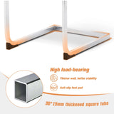 New Set of 2 pcs Mayfair Dining Chairs Metal Legs High Back Seat