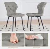 2 x Chelsea ( Velvet / PU) Chairs