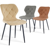 2 x Chelsea ( Velvet / PU) Chairs