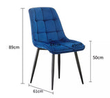 4 x BW Luxury Velvet Chairs + Free Delivery 🚚