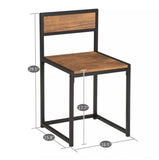 Modern Table 2 Chairs Breakfast Bar Kitchen Dining Room 3 Piece Furniture Set