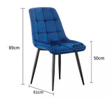 2 x BW Luxury Velvet Chairs + Free Delivery 🚚