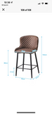 NBW Mayfair Luxury 2 x Bar Chairs