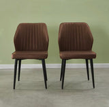 2 Grey Leather Chairs 🪑