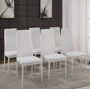 6 x White Chairs + Free Delivery 🚚