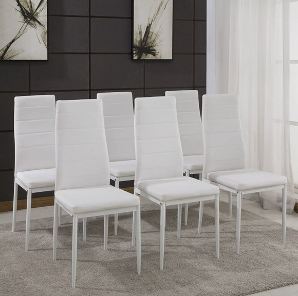 6 x White Chairs + Free Delivery 🚚