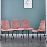 4 x Velvet Dinning Chairs + Free Delivery 🚛