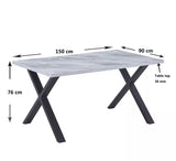 BW | X - Wood Dining Table