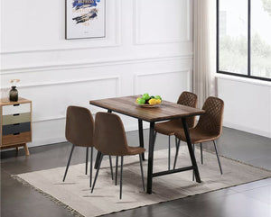 4 x Suede Fabric Dinning Chairs + Free Delivery 🚚