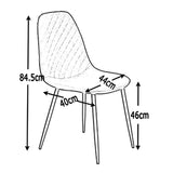 4 Grey Chairs + Free Delivery 🚚