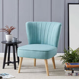 Luxury Velvet Fabric Accent Chair