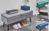 BW Storage Seat Stool Bench Footstool