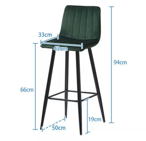 2 x 65cm Green Bar stools + Free Delivery 🚚
