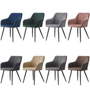 2 Velvet Chairs + Free Delivery 🚚
